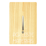 Conjunto Interruptor Pulsador de Minuteria 4x2  - Novara Especiais Maple